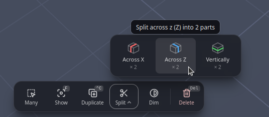 Splitting
