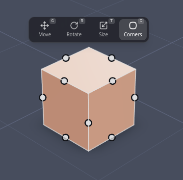Rounded edges