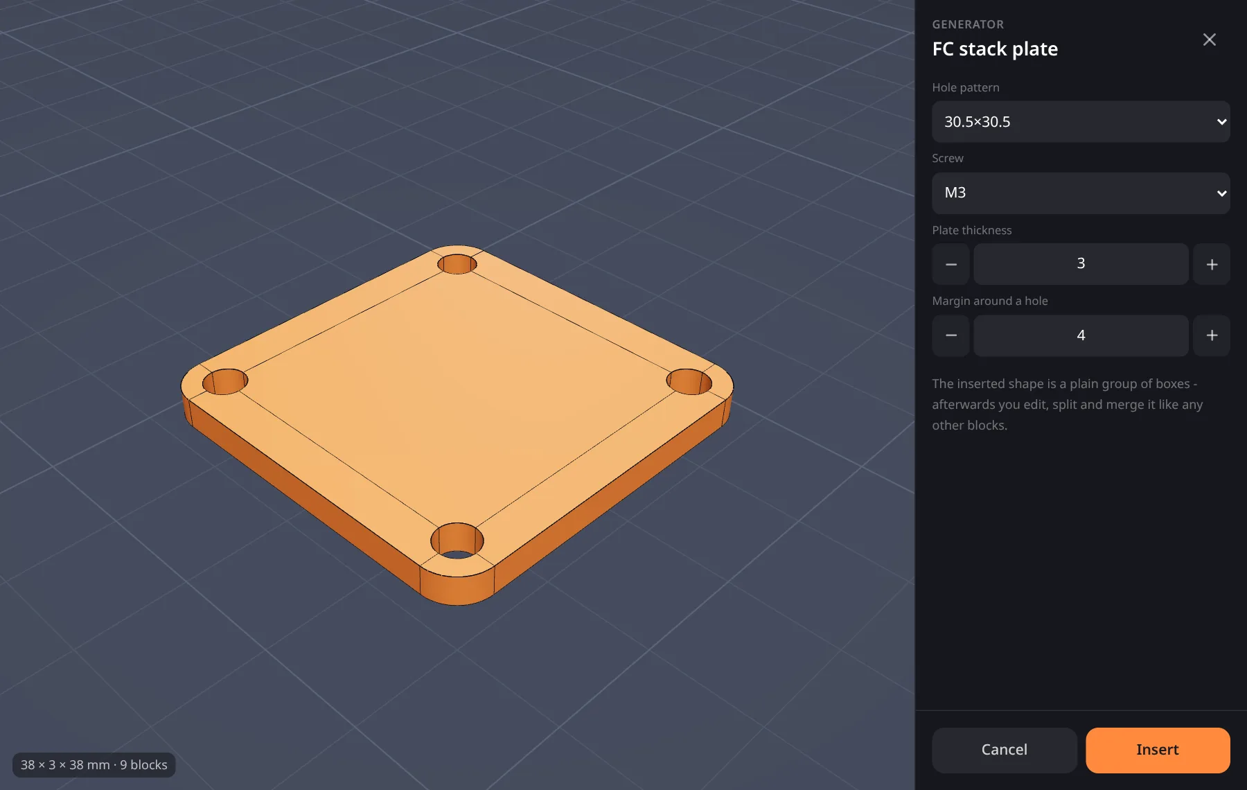 FC stack plate